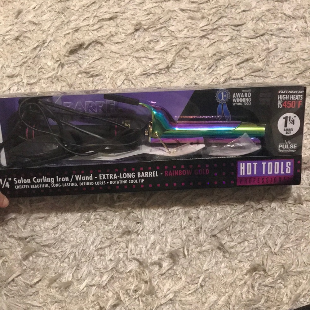 Hot tools curler 1 1/4 barrel